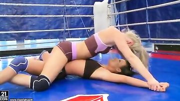 Lesbian Teens Teach Each Other A Rough Sex Lesson