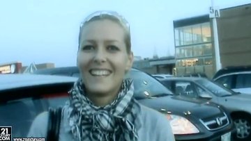 Guy tries to ride Sophie Moone really hard in public