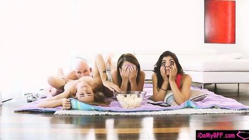 3 BFFs video marathon turns to gang bang