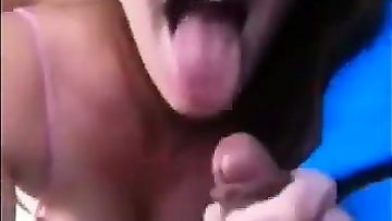 Cute teen auto fellatio and jizz