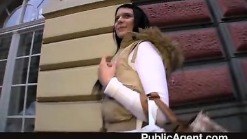 Rebecca has sexy blue eyes and a tight muff