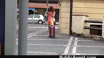 Hot redhead model prefers to be a star