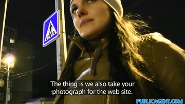 Lost Russian babe gets fucked for taxi cash