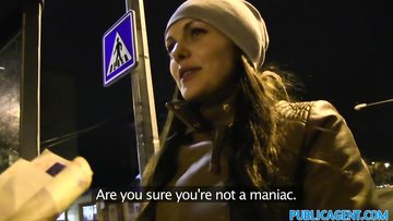 Lost Russian babe gets fucked for taxi cash