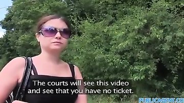 teen fucks two huge dicks outdoor