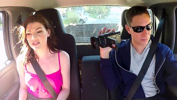 Lustful homemade hitchhiker Jessica Rex gets hammered by a unknown