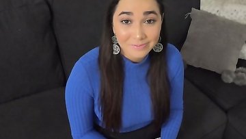 Big boobs realtor Karlee Grey takes sizable stick