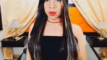 Lusty Shemale Plays her Rough Stick