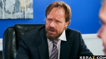 Buttplugged coworker girl adores anal sex in the office