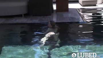 Oiled up big tits Brett Rossi screwed