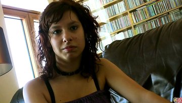 Nerdy latina picked up for a hardcore penetration