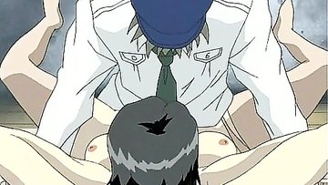 Taxi driver punishing teen anime actions