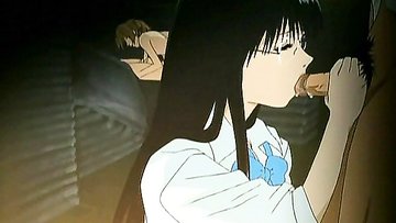 Cumshot blast for sweet animated teen babe