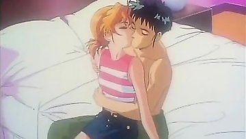 Blonde anime first time sex