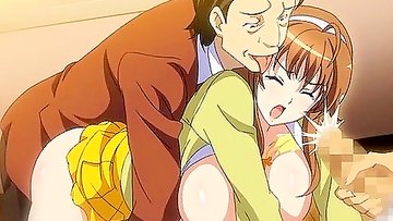 massive titted student woman in uniform having sex on floor