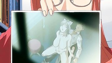 Anime with dude adoring big boobs