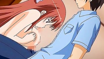 Wild oral and hentai boobs bang with jizz