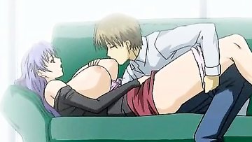 Bosomy doll drills wild animated pecker