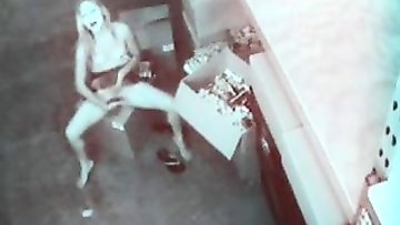 Unpacking made interesting job for sassy woman!