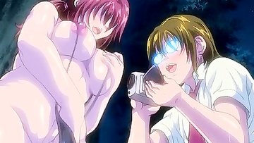 Hentai public action in the night