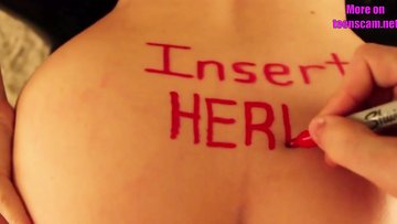 Teen wife loves anal sex and jizz