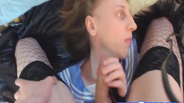 Hot Tranny Couple POV Blowjobs