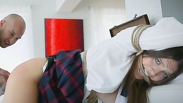 Amazing hottie riding monster cock