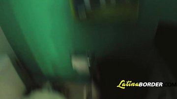 Latina babe punished with stiff dick