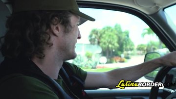 Latina babe punished with stiff dick