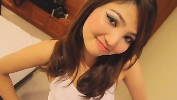 Insatiable asian teen decided to bang with a random dude