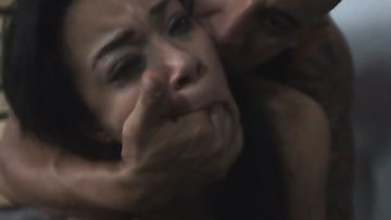 Long dong stretching tiny pussy