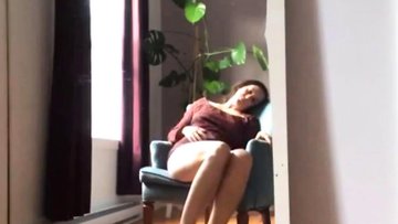 My Mother masturbating in her lazy chair
