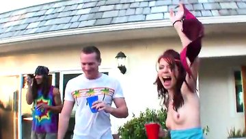 Lustful Sluts Going Rough In Teen Party