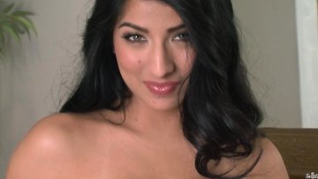 Cite and hot Megan Salinas stripshow and masturbation