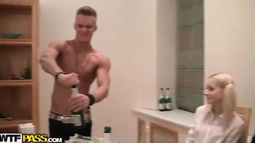 Psycho group gangbang at college party