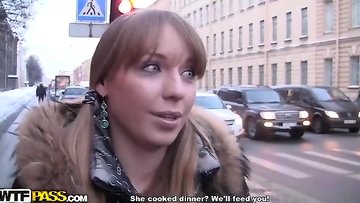 Insane anal pick up bang footage