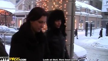 Wonderful bang in outdoor wc