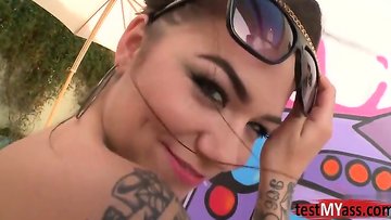 Hot pornstar rimjob and cumshot