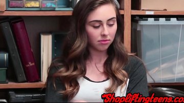 Amateur thief gets cumshot