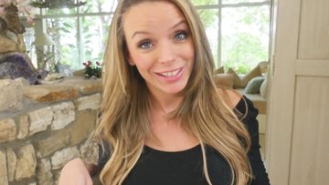 Jane Doux blows on teen�s hard cock before he drills her hard