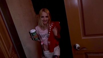 Blonde Teen gets fucked at photoshoot casting