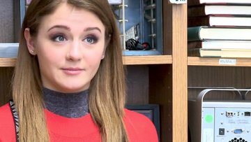 Rosalyn is taught how to blow officers big cock when caught stealing