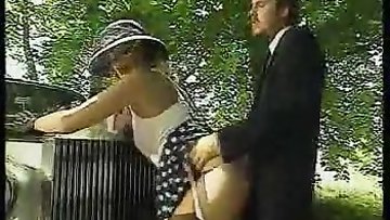 Vintage auto and love