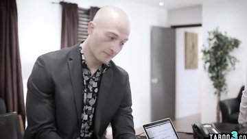 Huge titted MILF secretary satisfies boss dirty wishes