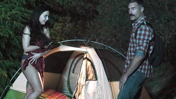 Teen whore loves outside banging