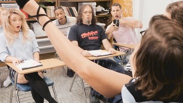 Sex-ed Teacher Adriana Chechik is banging fountain!