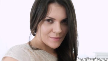 Skinny Teen Has Her Freshly Shaved Pussy Slammed