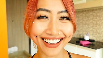 Big butt Thai amateur cutie blowjob and good fucking