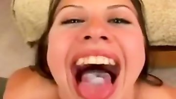 Compilation cumshot swallowing