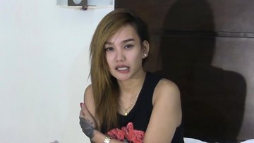 Asian babe gets her cunt drilled hard by a white guy